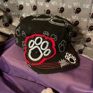 Dog Mom Distressed painters cap